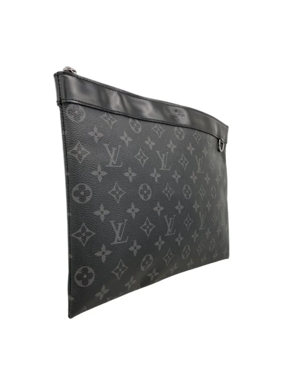 Louis Vuitton Clutch Monogram Eclipse Pochette Discovery Black
